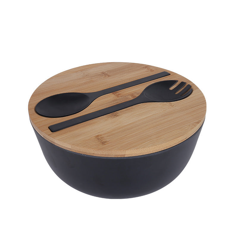 Bamboo fiber biodegradable salad bowl