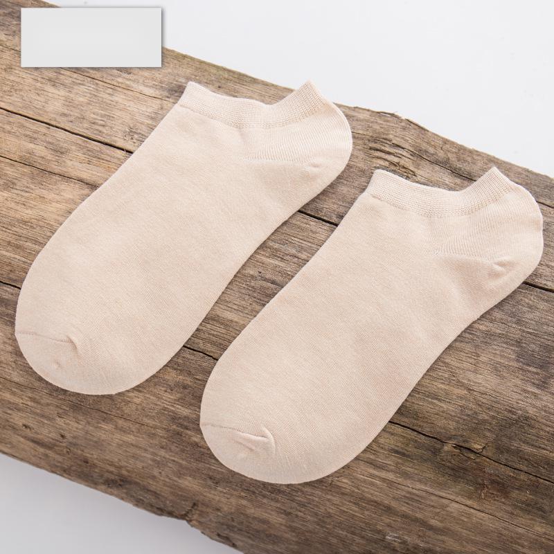 Spring and summer new bamboo fiber boat socks