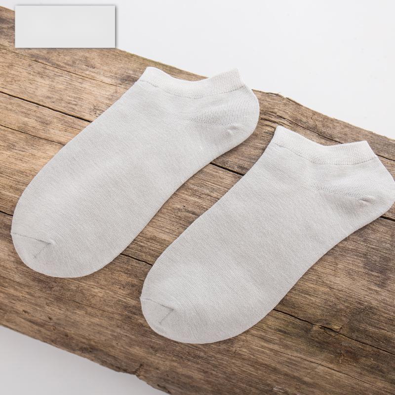 Spring and summer new bamboo fiber boat socks